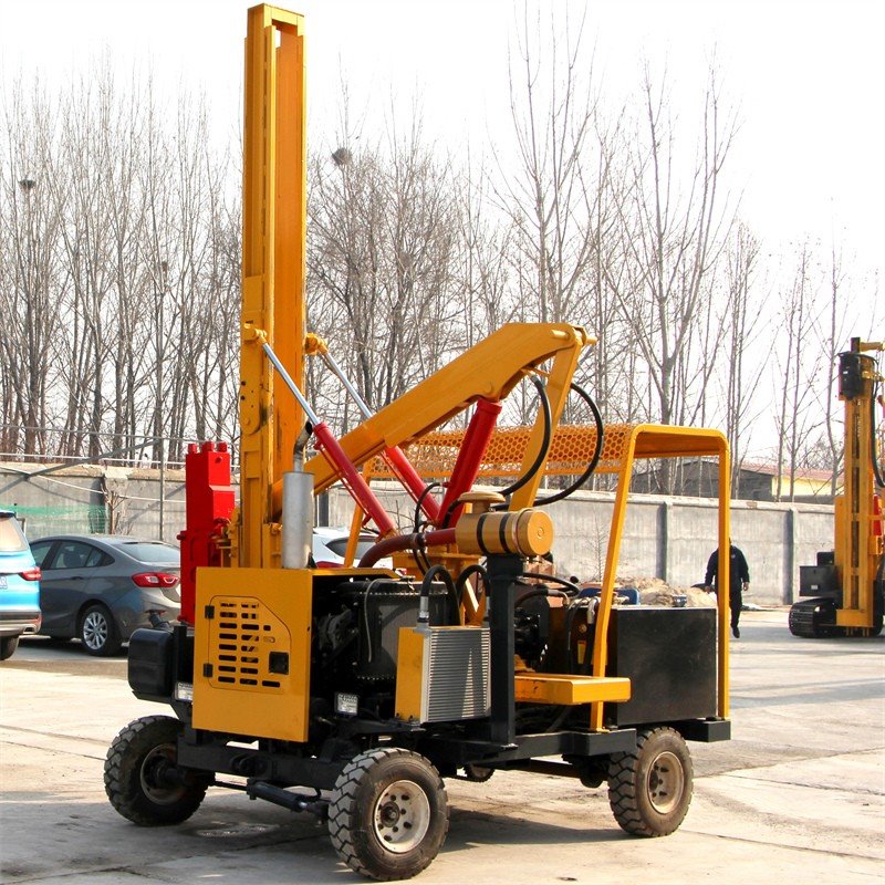 Four Wheel Guardrail Pile Driver best Four Wheel Guardrail Pile Driver best
